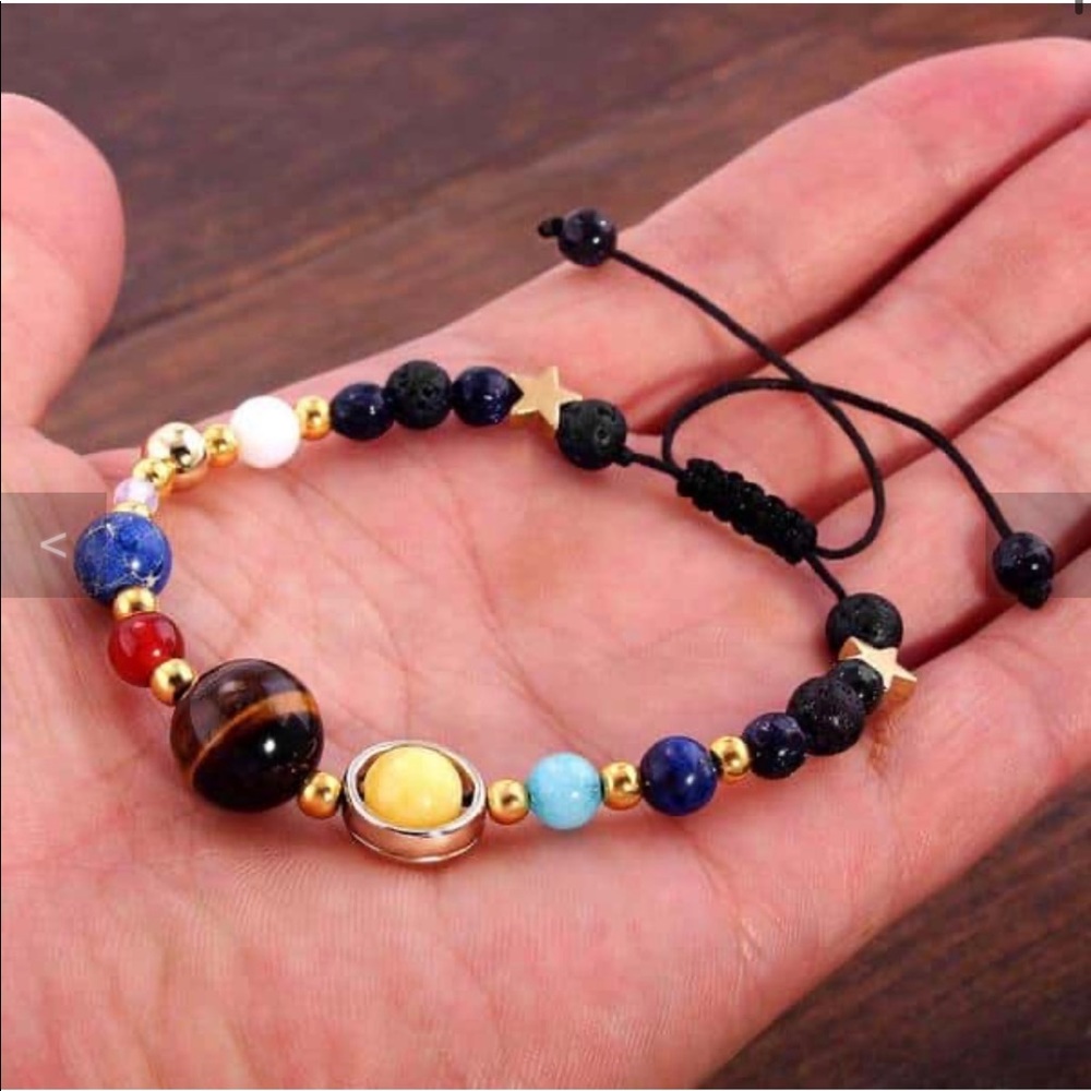 Solar System Bracelet w/Stones